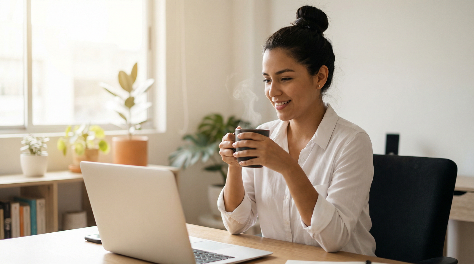 Profesional trabajando con energía
